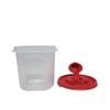 Tupperware Swiss Round Compact Container Storage Modular Fridge System Red
