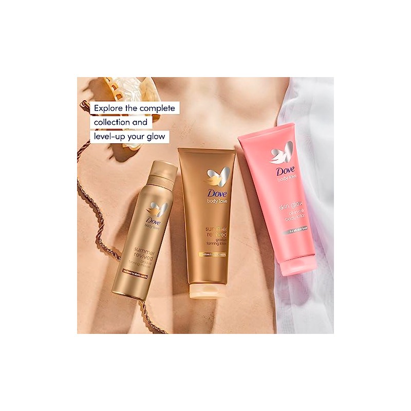 Dove Summer Revived Medium to Dark Gradual Tanning Lotion for