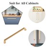 AOKENBAO 8-inch Brass Cabinet pulls Gold Cabinet pulls Gold Cabinet