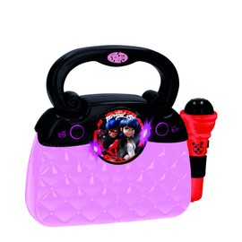 Reig 2684 Miraculous: Tales of Ladybug & Cat Noir Handtasche mit Mirkofon und MP3 Anschluss