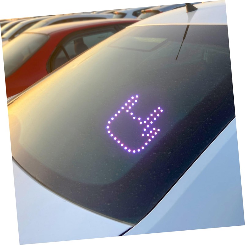 CHILDWEET Car Gesture Light with Remote Multi Functional Warning Signal