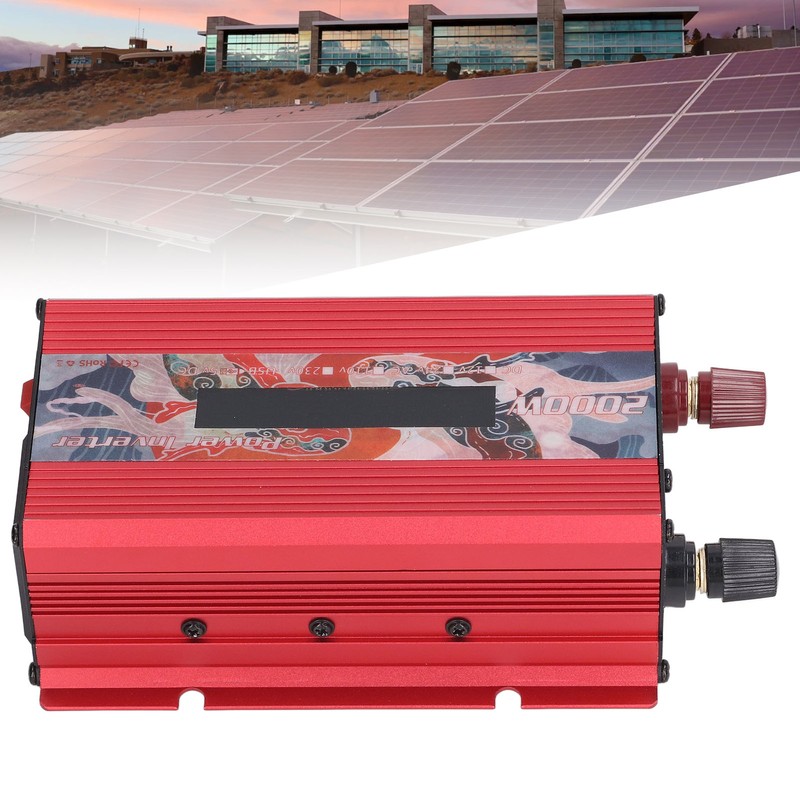 Car Power Inverter DC to AC Fast Heat Dissipation LCD