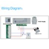 uoweky 60kg/132lbs Electronic Magnetic Lock Access Control DC12V Fail Safe