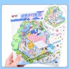 4 Sets DIY 3D Fun Big Size House Scenes Stickers