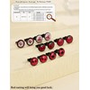 SIISPRI 6Pairs Ladybug Women Earrings Set Cute Bug Little Ladybird