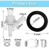 2 PCAK 385311641 RV toilet valve kit Fits for Dometic