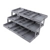 Drawer Organizer Single Row Expandable Folding Jewelry Organizer Tray Earring