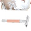 Double Edge Safety Razor Long Handle Zinc Alloy Manual Safety