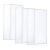 3PCS Clear Book Cover, A6 Notebook Cover, Clear Plastic Sleeves