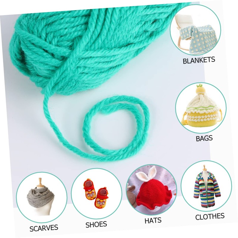 SHINEOFI 12Pcs Handmade DIY Knitting Woolen Yarn Soft and Smooth