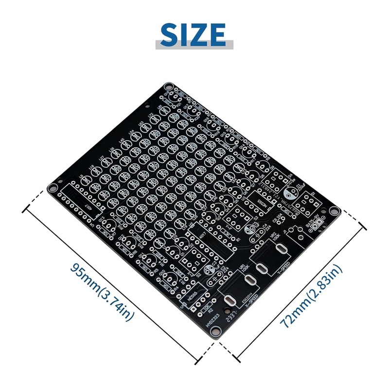 Podazz LED PCB Board Chaser Kit Soldering Practice Kit for