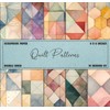 Quilt Patterns Scrapbook Paper: Double Sided 8 x 8" Designs