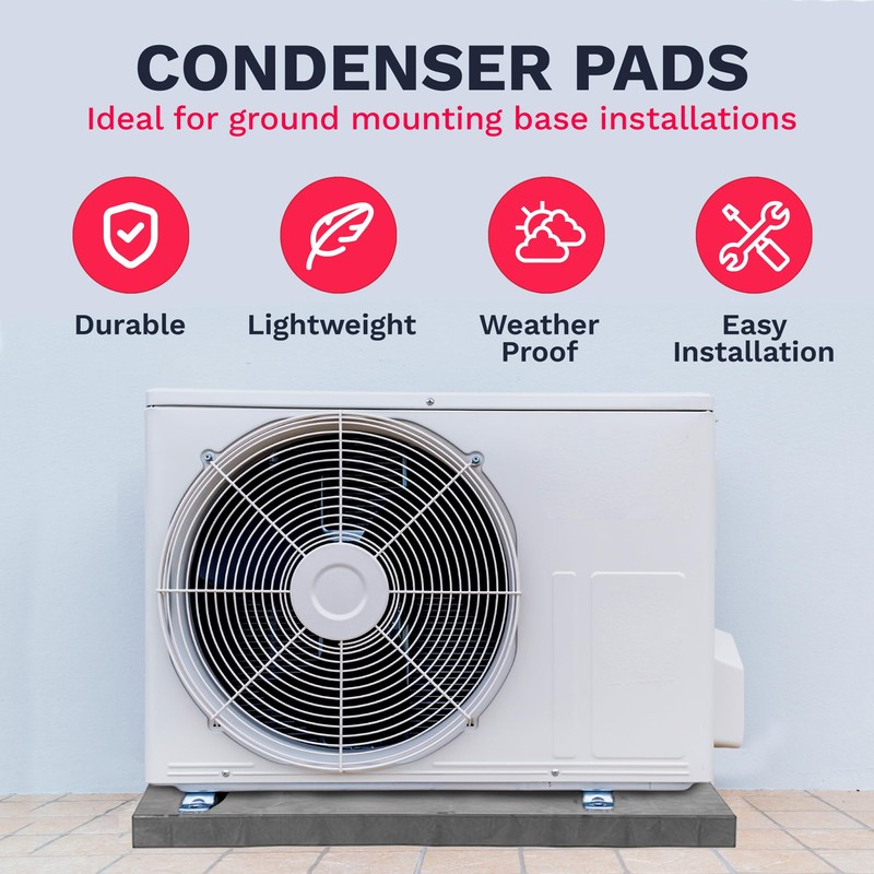 DuctlessAire Equipment Pad - Ductless Mini Split AC Unit Condenser