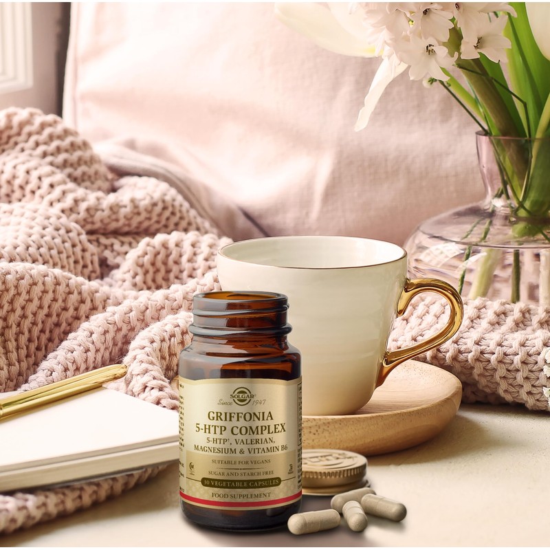 Solgar Griffonia 5-HTP Complex – Sleep and Mood Support with
