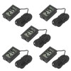 5PCS Electronic Digital Display Thermometer Black Mini Embedded Indoor Digital