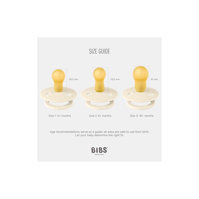 BIBS Chuponess Try-it Colour Liberty Eloise, Pack de 3, Tetina