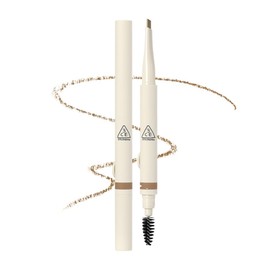 3CE Easy Brow Designing Pencil, SOFTASHBROWN, 1 piece / 3CE 이지 브로우 디자이닝 펜슬, SOFTASHBROWN, 1개