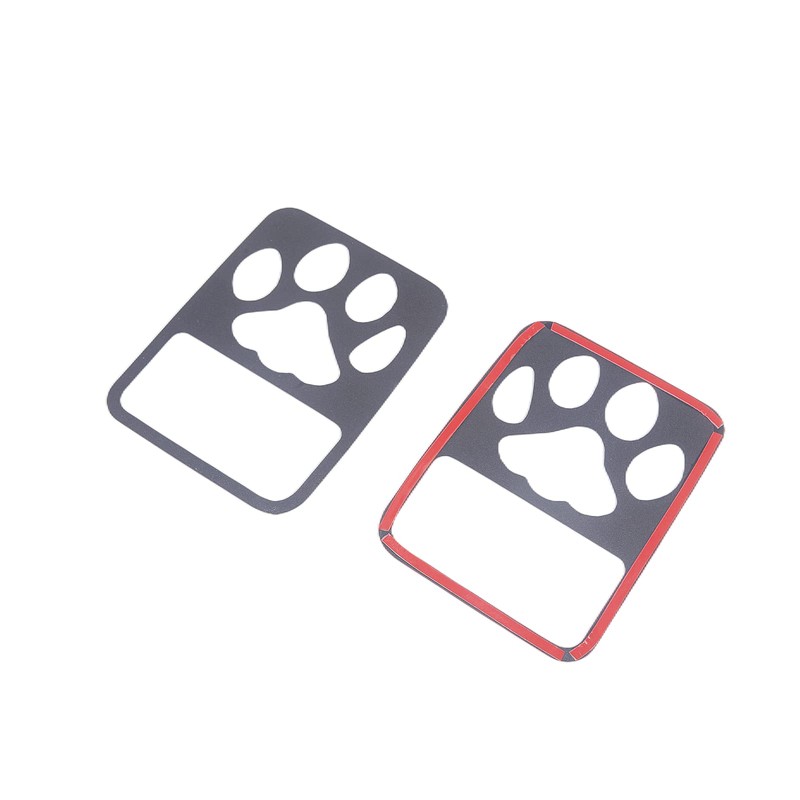 POETRYXIAO Tail Light Cover Guard with Dog Paw Style (Halogen