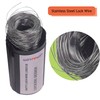 Safety Lockwire .021" (0.53mm),840FT 304 Stainless Steel Twist Safety Lock