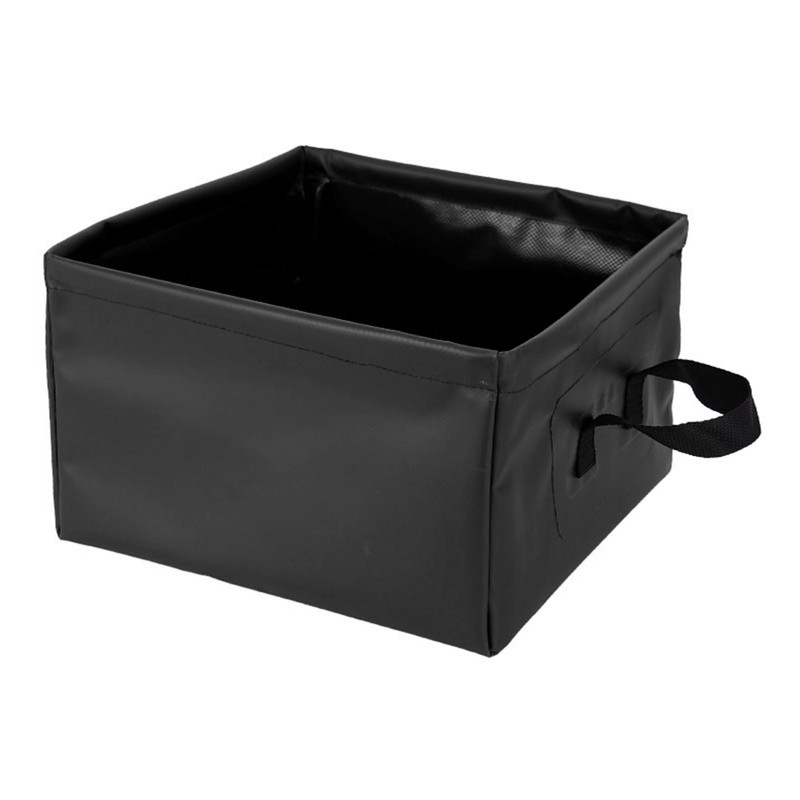 Collapsible Basin Leakage Proof Portable Folding Camping Bucket for Travel