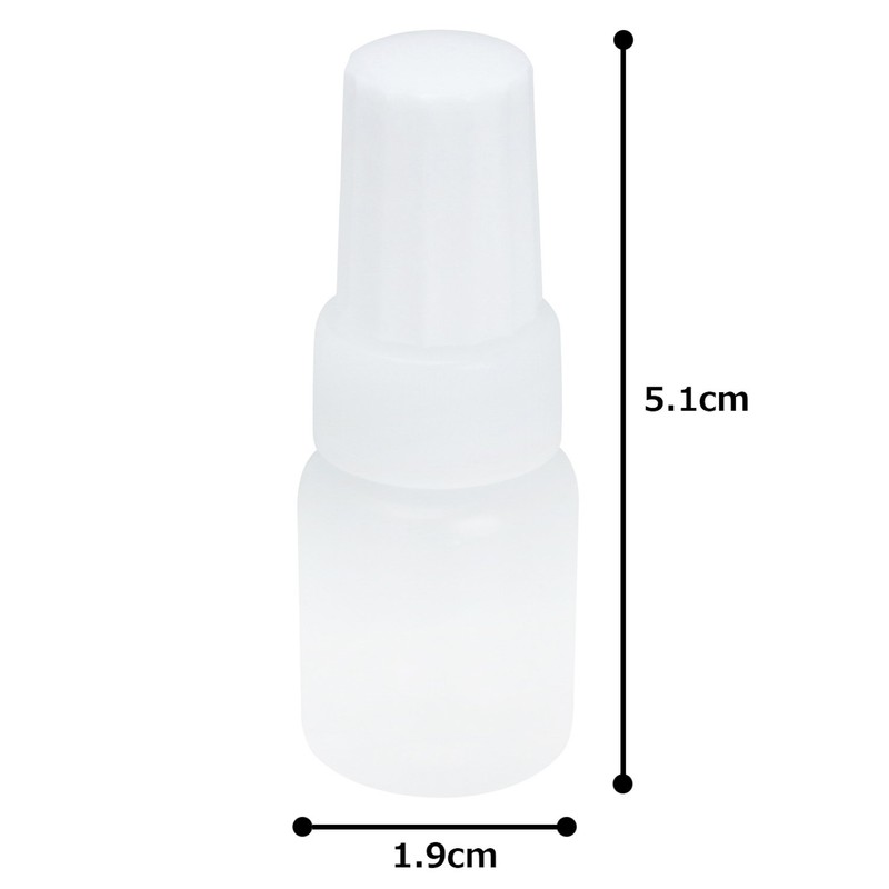KAM Chemical Eye Drop Container, C Point Container (Screw Nozzle)