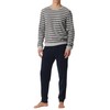Schiesser Men's Long Pyjamas Warm and Soft Winter Fabric Terry