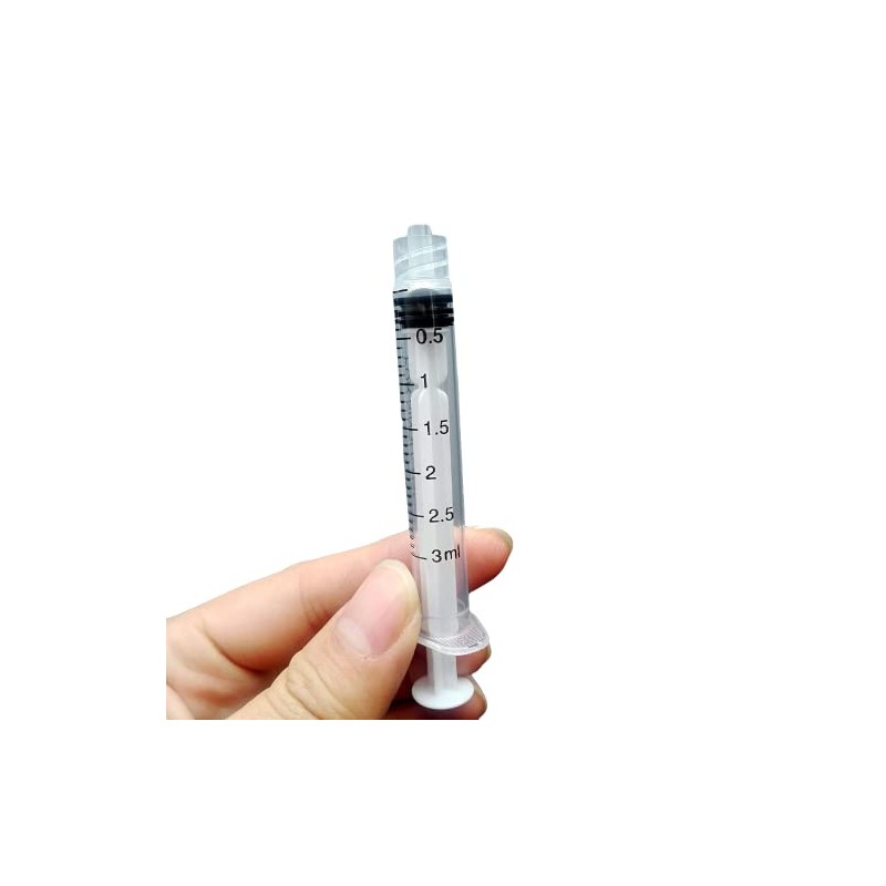 Caja De 100 Jeringas 3 Ml Sin Aguja