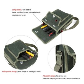 Electrician Tool Bag, Electrician Bag, Lightweight and Easy to Carry to Hold and Organize Many Small Tools.