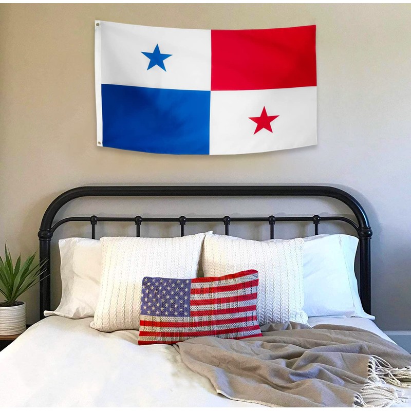 DANF Panama Flag 3x5 Feet Panamanian National Flags Polyester with