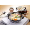 Takagi Metal Double Handed Pot, Easy to Clean, Tabletop Pot,