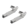 2Pcs Wide Mouth Welding Nozzle Rectangle Stainless Steel Plastic Welder