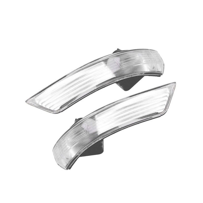 Pair of Rearview Wing Mirror Indicator Lens Turn Signal Light