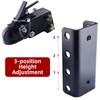 NovelBee 2-5/16 Inch Hitch Ball Trailer Coupler with 3 Position