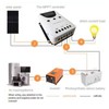 PWM Solar Controller, LCD Display Automatic Detection DC 12V/24V/36V/48V Solar