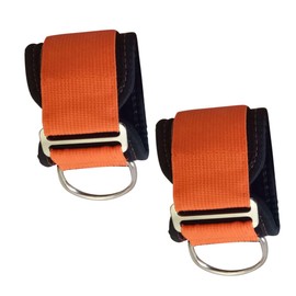 KOMBIUDA 1pair Ankle Strap Cuffs for Strength Training Fixed Support for Legs and Comfortable Ankle Brace Protective Tool for Gym Workouts Orange