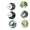 FUNOMOCYA 3sheets Bird Collision Prevention Static Window Cling Glass Alert