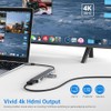 JESWO 7 en 1 HUB USB C para MacBook ProAirNeo,