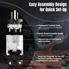 Yomiuwo Lighted Plug and Connector Set, Straight Blade Cord End