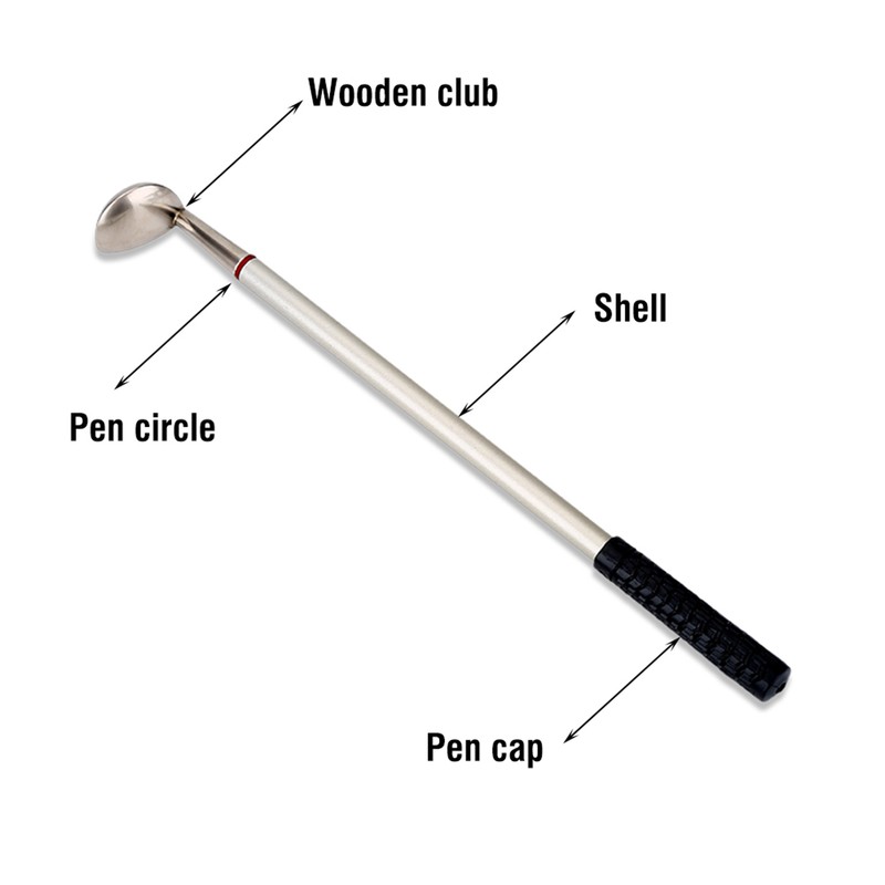 3PCS Mini Golf Clubs Ball point Pen Set with Balls