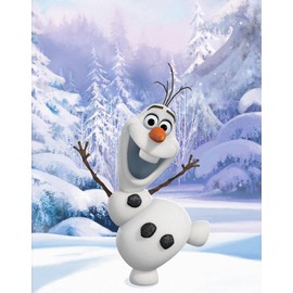 BERONAGE Large Olaf Winter 130 x 170 cm Super Soft Cuddly Fleece Blanket