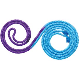 SASAKI Rhythmic Gymnastics Handles, Double Ended Rope, Japan Gymnastics Association, Certified Product, Double Ended Rope, LIBU x PP (Light Blue x Purple), M-280TS-F, Length 9.8 ft (3 m) / Diameter 0.4 inches (1 cm)