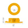 Xadnitu 100 Pieces Plastic Snap-in Bushings for Cable, Wire Insulation