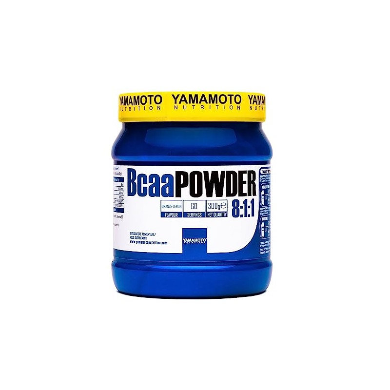 YAMAMOTO NUTRITION Bcaa POWDER 8:1:1 300 grams Orange Lemon