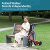 ELENKER All Terrain 3 Wheel Walkers for Seniors, 3 Wheeled