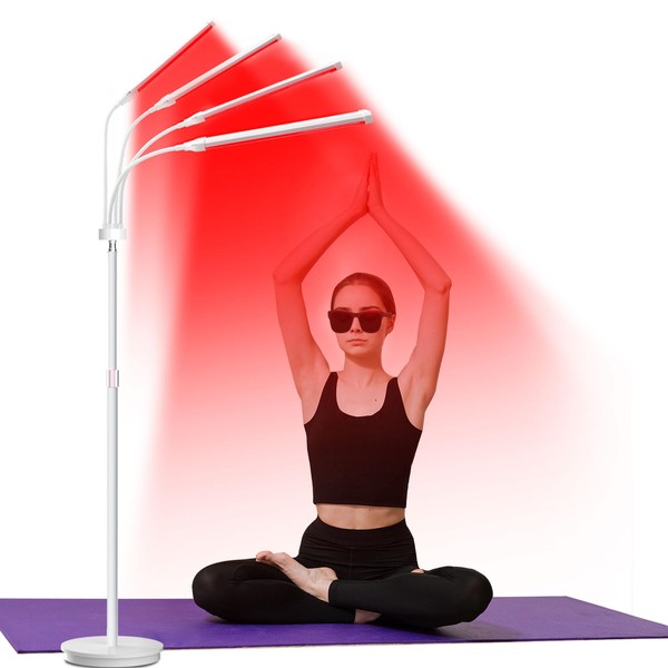 Red Light Lamp for Body,180LEDs Infrared Light Lamp 3-in-1 Chip