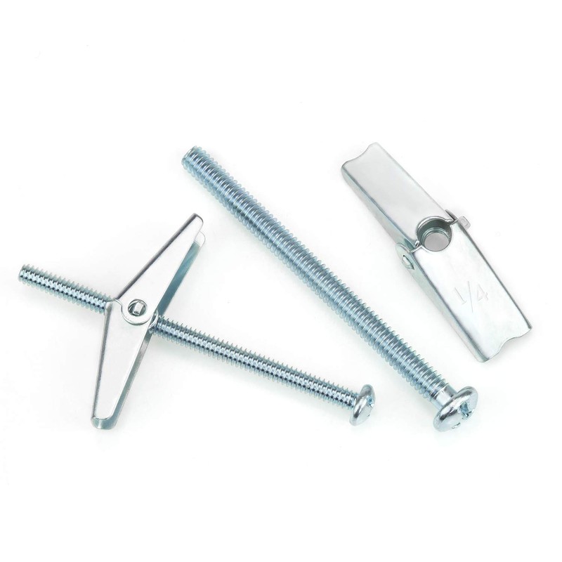 Sutemribor 1/8 Inch, 3/16 Inch, 1/4 Inch Toggle Bolt and