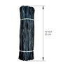 HHTHH 1000 pcs 10 Inch Black Reusable Plastic Twist Ties