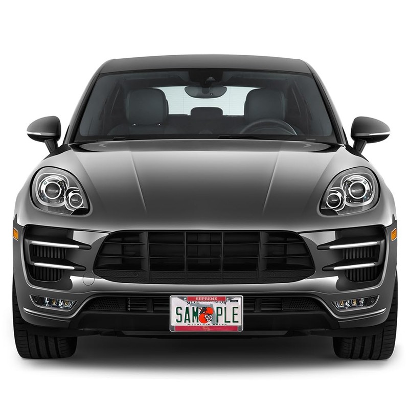 Fastasticdeals Metal Insert License Plate Frame Supreme Weatherproof Car Accessories