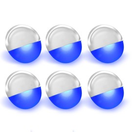 Dream lighting Boat Decking Lights LED Courtesy Light Waterproof 12v Marine RV Trailer 0.1W Blue Lighting 1.7 inch Pack of 6