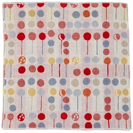 Prairie Dog Triple Gauze Handkerchief Pocchi Candy with Stick 9.8 x 9.8 inches (25 x 25 cm)